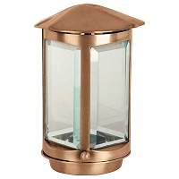 Lamp for candle 23cm - 9in In bronze, a terra 1028-M1