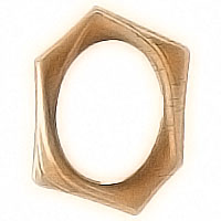 Oval photo frame 9x12cm - 3,5x4,7in In bronze, wall attached 1110