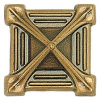 Borchia Croce In bronzo, con perno filettato in acciaio, varie misure