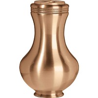 Flowers vase 28x18cm - 11x7in In bronze, with plastic inner, ground attached 1343-P22