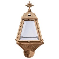 Lamp for candle 24x12cm - 9,5x4,75in In bronze, wall attached 1528-M4