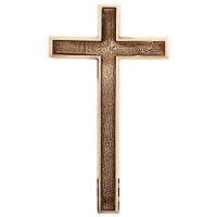 Crucifix 65x31cm - 25,5x12,2in In bronze, wall attached 2191