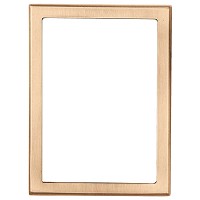 Rectangular photo frame 10x15cm - 4x6in In bronze, wall attached 213-1015