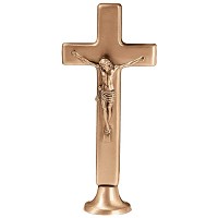 Crucifijo con Cristo 32x15cm En bronce, a tierra 2165-32