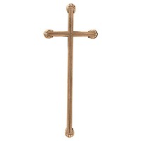 Crucifix 40x16cm - 15,75x6,3in In bronze, wall attached 2171-40