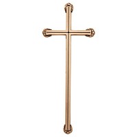 Crucifix 52x22cm - 20x8,5in In bronze, wall attached 2173-52