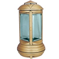 Lamp for candle 29cm - 11,4in In bronze, ground attached 2482