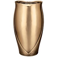 Vase à fleurs 30cm En bronze, avec intérieure plastique, à poser 2606/P