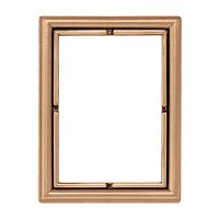 Rectangular photo frame 9x12cm - 3,5x4,75in In bronze, wall attached 265-912