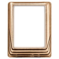 Rectangular photo frame 9x12cm - 3,5x4,75in In bronze, wall attached 270-912