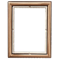 Rectangular photo frame 9x12cm - 3,5x4,75in In bronze, wall attached 276-912