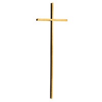 Crucifix 21x80cm - 8,2x31,4in In bronze, wall attached 3519