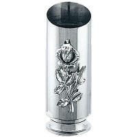 Flower vase Rosa 20x8,5cm-7,8x3,3in In stainless steel, ground or wall mount