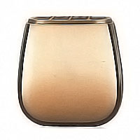 Flowers pot 19cm-7,80in In bronze, with plastic inner, ground attached 2323/P