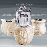 Lampade votive in marmo Calizia