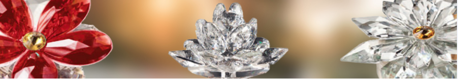 Decorative crystals, accessories for grave decoration