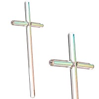 Cruz 30cm Cristal a pared AS/0005
