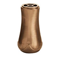 Flowers vase 26,5cm - 10,5in In bronze, with plastic inner, ground attached 1010-P22