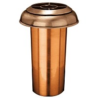 Vaso portafiori da incasso 4cm In bronzo, con interno plastica, a terra 1054-P3