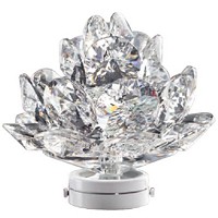 Crystal monumental Desert Rose 16cm - 6,3in Led lamp or decorative flameshade for lamps and gravestones