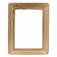 Cornice rettangolare 9x12cm In bronzo, a parete 1106