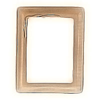 Rectangular photo frame 9x12cm - 3,5x4,75in In bronze, wall attached 1106