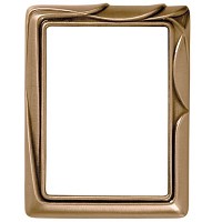 Rectangular photo frame 9x12cm - 3,5x4,75in In bronze, wall attached 1121