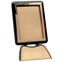 Rectangular photo frame 9x12cm- 3,5x4,7in In bronze, ground attached 1191