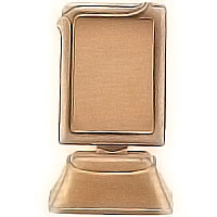 Rectangular photo frame 9x12cm- 3,5x4,7in In bronze, ground attached 1205