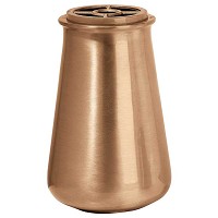 Vaso portafiori 20x13cm In bronzo, con interno in plastica, a parete 1206-P4