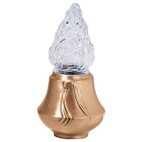 Grave light 19x9,5cm - 7,5x3,75in In bronze, wall attached 1225