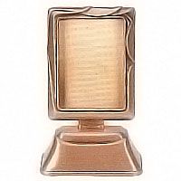 Rectangular photo frame 9x12cm- 3,5x4,7in In bronze, ground attached 1237