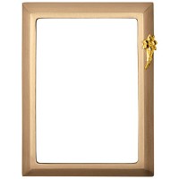 Rectangular photo frame 11x15cm - 4,3x5,9in In bronze, wall attached 1243