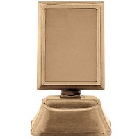 Rectangular photo frame 9x12cm- 3,5x4,7in In bronze, ground attached 1251