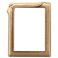 Rectangular photo frame 9x12cm - 3,5x4,75in In bronze, wall attached 1270