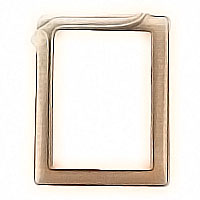 Rectangular photo frame 9x12cm - 3,5x4,75in In bronze, wall attached 1270