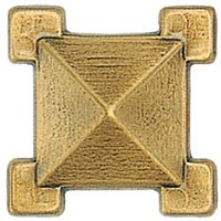 Stud 3,5x3,5cm - 1,3x1,3in In bronze, with threaded pin steel 1316