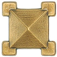 Clou 3,5x3,5cm En bronze, avec de l'acier de tige filetée 1316