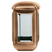 Lamp for candle 26x16cm - 10,3x6,3in In bronze, ground attached 1536-M1
