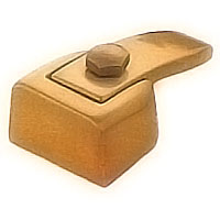Flask 8,3x4,7cm - 3,2x1,8in In bronze, with pin for the installation 1705