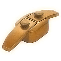Flask 14,5x4,7cm - 5,7x1,8in In bronze, with pin for the installation 1706