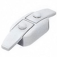 Flask 15,9x4,7cm - 6,2x1,8in lacquered white, with pin for the installation 1707/ML