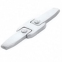 Flask 17,5x2,6cm - 6,8x1,1in Lacquered white, with pin for the installation 1712/MB