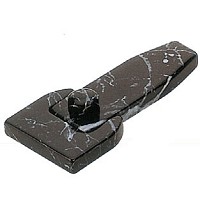 Flask 9,5x2,6cm - 3,7x1,1in Schwarz marbled, with pin for the installation 1713/MS
