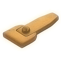 Flask 9,5x2,6cm - 3,7x1,1in In bronze, with pin for the installation 1713