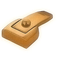 Flask 8,4x4,5cm - 3,2x1,7in In bronze, with pin for the installation 1715