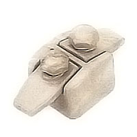 Flask 7,3x3,4cm - 2,8x1,3in Botticino marbled, with pin for the installation 1721/MB