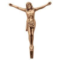 Crucifix 25x19cm - 9,9x7,5in In bronze, wall attached 2019