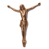 Crucifix 29x22,5cm - 11,5x9in In bronze, wall attached 2020