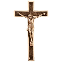 Crucifix with Jesus 24x13,5cm - 9,5x5,3in In bronze, wall attached 2034-24